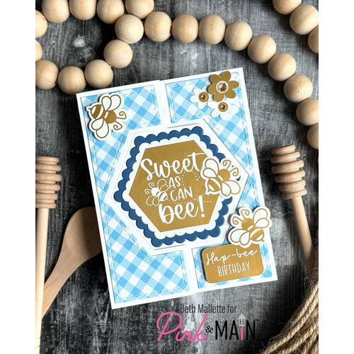 Pink and Main - CheerFoil Collection - Foilables Cut Ups - Honey Bee