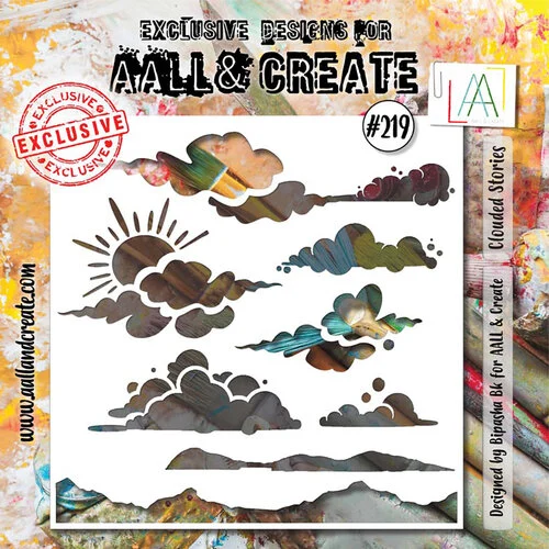 AALL and Create - Stencils - Clouded Stories
