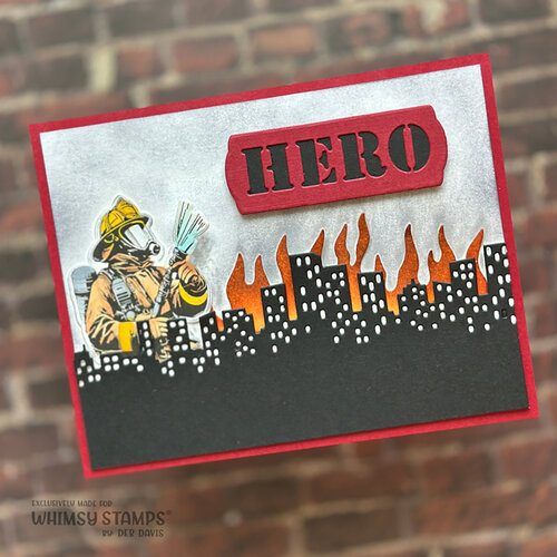 Whimsy Stamps - Dies - Firefighter 2 Whimsy Stamps - Dies - Firefighter