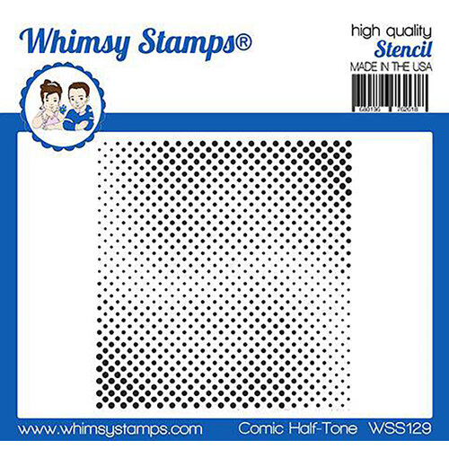Whimsy Stamps - Stencils - Comic Half-Tone