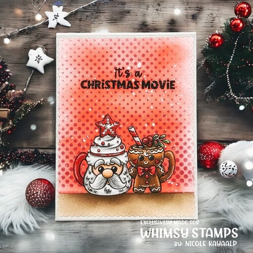 Whimsy Stamps - Stencils - Comic Half-Tone