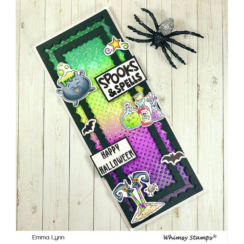 Whimsy Stamps - Stencils - Comic Half-Tone 3 Whimsy Stamps - Stencils - Comic Half-Tone