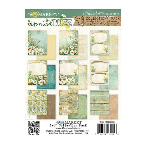49 and Market - Botanical Buzz Collection - 6 x 8 Collection Pack 1 49 and Market - Botanical Buzz Collection - 6 x 8 Collection Pack