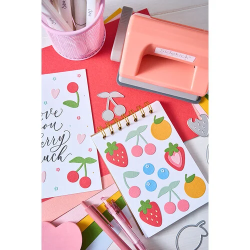 Sizzix - Letters by Shells - Thinlits Dies - Cheerful Phrases