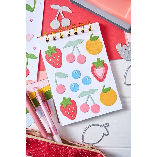 Sizzix - Letters by Shells - Thinlits Dies - Cheerful Phrases
