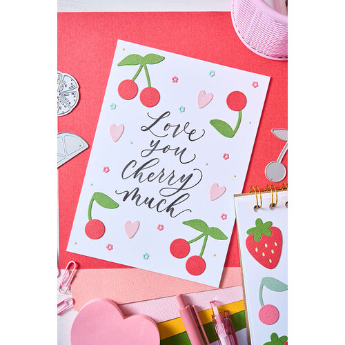 Sizzix - Letters by Shells - Thinlits Dies - Cheerful Phrases
