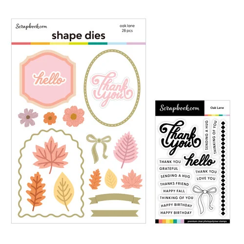 Scrapbook.com - Oak Lane Bundle - Dies, Paper, Stamps 5 Scrapbook.com - Oak Lane Bundle - Dies, Paper, Stamps