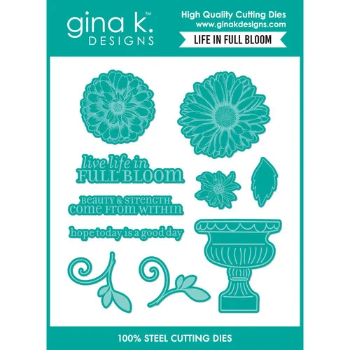 Gina K Designs - Dies - Life In Full Bloom 1 Gina K Designs - Dies - Life In Full Bloom