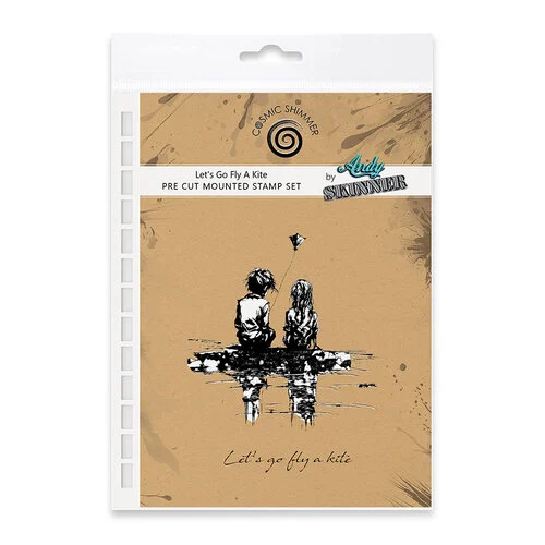 Cosmic Shimmer - Pre-Cut Rubber Stamps - Let's Go Fly A Kite 1 Cosmic Shimmer - Pre-Cut Rubber Stamps - Let's Go Fly A Kite
