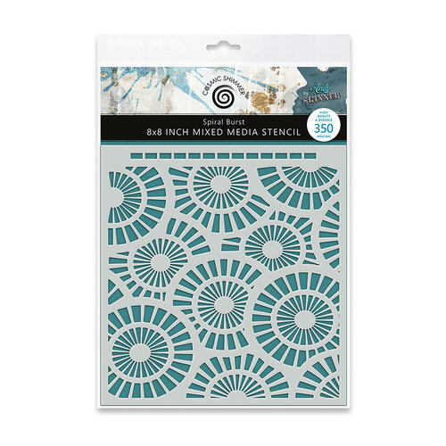 Cosmic Shimmer - Stencils - Spiral Burst 1 Cosmic Shimmer - Stencils - Spiral Burst