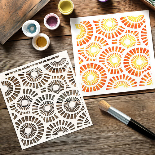 Cosmic Shimmer - Stencils - Spiral Burst 2 Cosmic Shimmer - Stencils - Spiral Burst