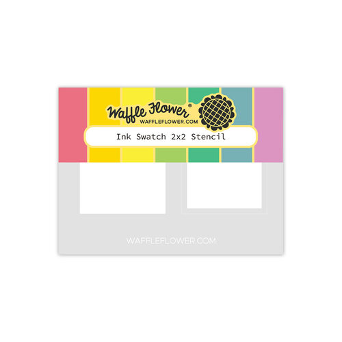 Waffle Flower Crafts - Stencils - Ink Swatch - 2 x 2 1 Waffle Flower Crafts - Stencils - Ink Swatch - 2 x 2