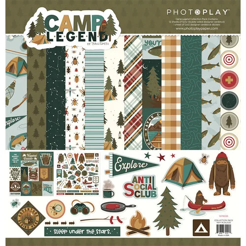PhotoPlay - Camp Legend Collection - 12 x 12 Collection Pack 1 PhotoPlay - Camp Legend Collection - 12 x 12 Collection Pack