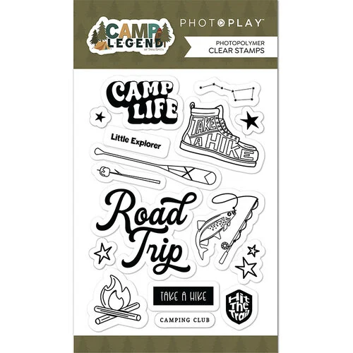 PhotoPlay - Camp Legend Collection - Clear Photopolymer Stamps