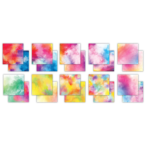 Craft Consortium - 6 x 6 Paper Pad - Pigment Infusions