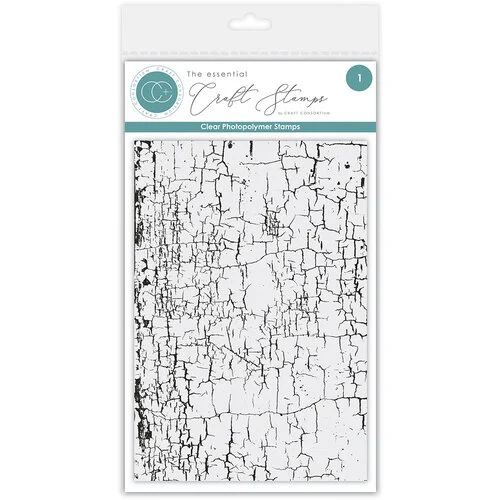 Craft Consortium - Clear Photopolymer Stamps - Cracked Surface 1 Craft Consortium - Clear Photopolymer Stamps - Cracked Surface