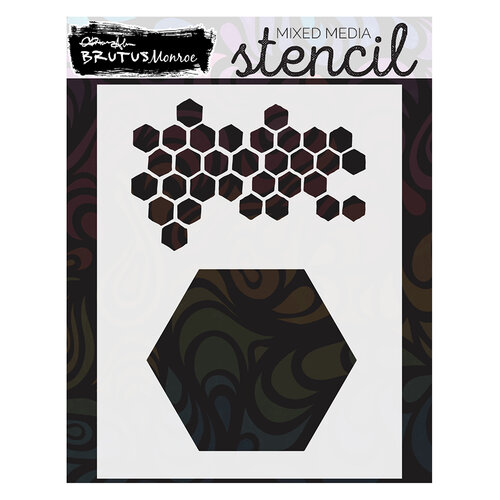 Brutus Monroe - Create Your Own Ending Collection - Stencils - Honeycomb 1 Brutus Monroe - Create Your Own Ending Collection - Stencils - Honeycomb