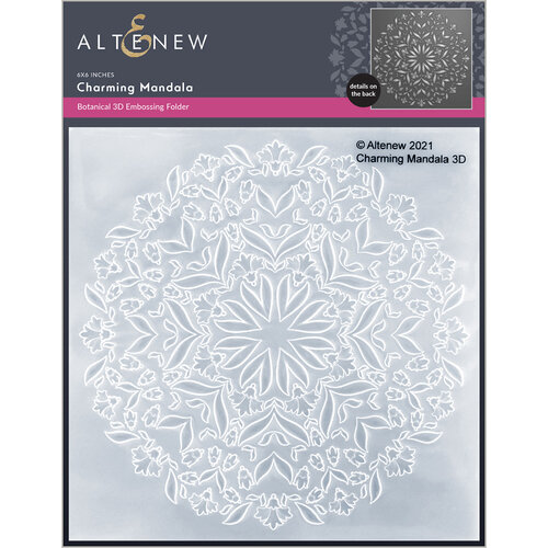 Altenew - Embossing Folder - 3D - Charming Mandala 1 Altenew - Embossing Folder - 3D - Charming Mandala