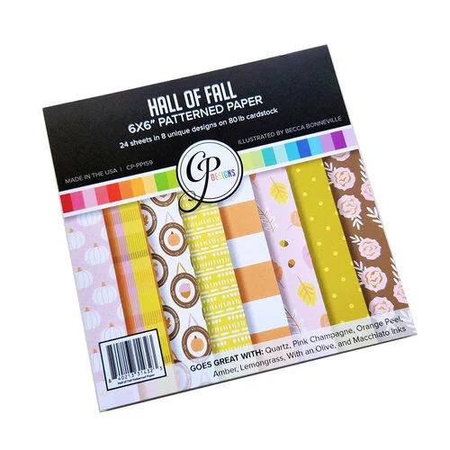 Catherine Pooler Designs - Flavors of Fall Collection - 6 x 6 Patterned Paper Pack - Hall of Fall