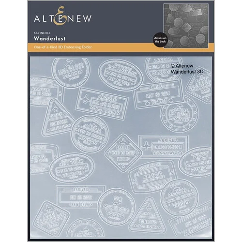 Altenew - 3D Embossing Folder - Wanderlust 1 Altenew - 3D Embossing Folder - Wanderlust
