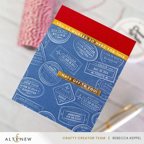 Altenew - 3D Embossing Folder - Wanderlust 2 Altenew - 3D Embossing Folder - Wanderlust