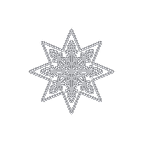 Hero Arts - Very Merry Collection - Etched Dies - Snowflake Star