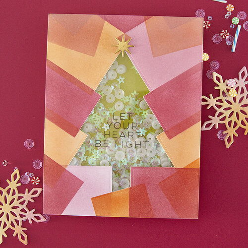 Hero Arts - Very Merry Collection - Color Layering Stencils - Tree 4 Hero Arts - Very Merry Collection - Color Layering Stencils - Tree