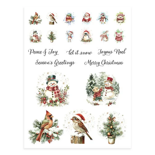 Spellbinders - Holiday Magic Collection - Rub-On Transfers - Holiday Magic