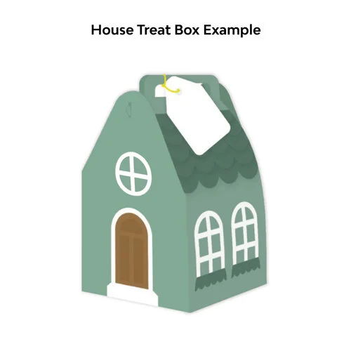 Scrapbook.com - Decorative Die Set - House Treat Box with Halloween Add-On Bundle 2 Scrapbook.com - Decorative Die Set - House Treat Box with Halloween Add-On Bundle