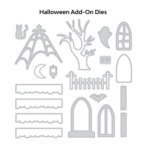 Scrapbook.com - Decorative Die Set - House Treat Box with Halloween Add-On Bundle 5 Scrapbook.com - Decorative Die Set - House Treat Box with Halloween Add-On Bundle