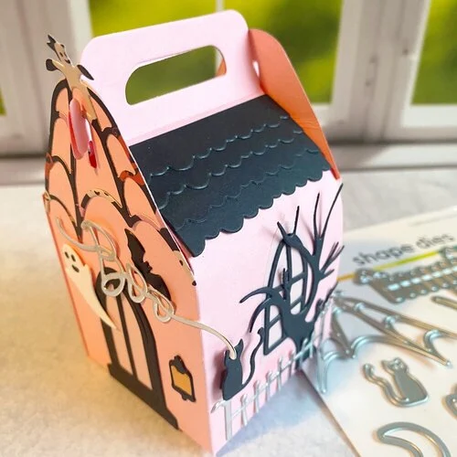 Scrapbook.com - Decorative Die Set - House Treat Box with Halloween Add-On Bundle 6 Scrapbook.com - Decorative Die Set - House Treat Box with Halloween Add-On Bundle