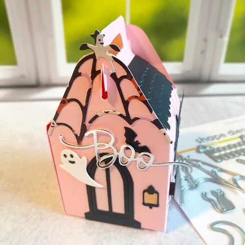 Scrapbook.com - Decorative Die Set - House Treat Box with Halloween Add-On Bundle 7 Scrapbook.com - Decorative Die Set - House Treat Box with Halloween Add-On Bundle