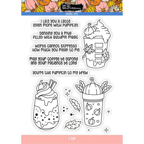 Brutus Monroe - Clear Photopolymer Stamps - Orange Spice 1 Brutus Monroe - Clear Photopolymer Stamps - Orange Spice