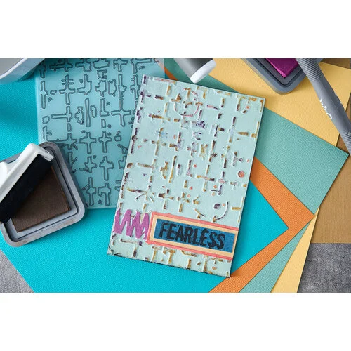 Sizzix - Seth Apter - Multi-Level Embossing Folder - Grid Graph 3 Sizzix - Seth Apter - Multi-Level Embossing Folder - Grid Graph