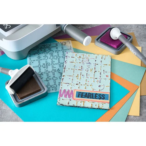 Sizzix - Seth Apter - Multi-Level Embossing Folder - Grid Graph 4 Sizzix - Seth Apter - Multi-Level Embossing Folder - Grid Graph