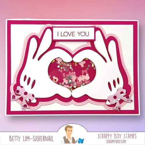 Scrappy Boy Stamps - Dies - Glove Shaker 6 Scrappy Boy Stamps - Dies - Glove Shaker