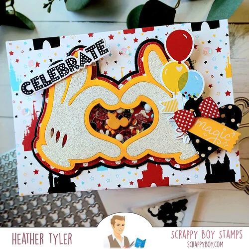 Scrappy Boy Stamps - Dies - Glove Shaker 9 Scrappy Boy Stamps - Dies - Glove Shaker