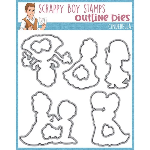 Scrappy Boy Stamps - Dies - Cinderella