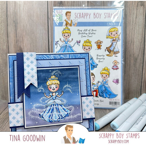 Scrappy Boy Stamps - Dies - Cinderella