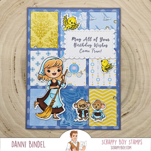 Scrappy Boy Stamps - Dies - Cinderella