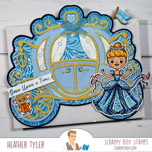 Scrappy Boy Stamps - Dies - Cinderella
