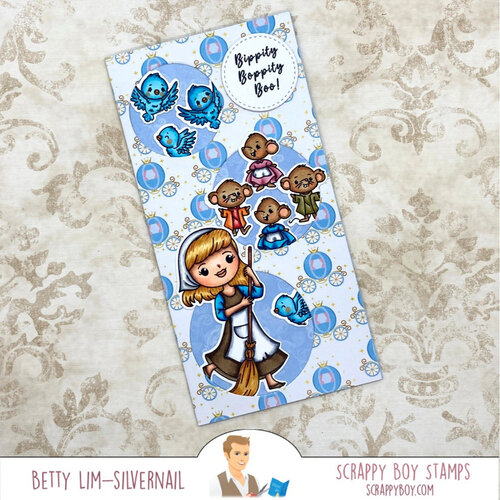 Scrappy Boy Stamps - Dies - Cinderella