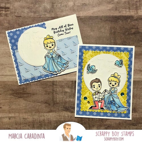 Scrappy Boy Stamps - 6 x 6 Paper Pack - Cinderella 5 Scrappy Boy Stamps - 6 x 6 Paper Pack - Cinderella