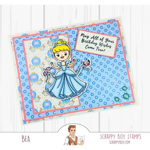 Scrappy Boy Stamps - 6 x 6 Paper Pack - Cinderella 6 Scrappy Boy Stamps - 6 x 6 Paper Pack - Cinderella