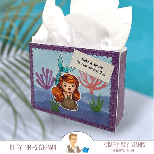 Scrappy Boy Stamps - Dies - Box Making Strips