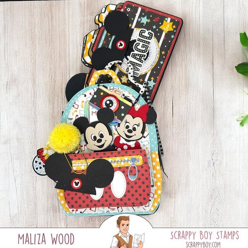 Scrappy Boy Stamps - Dies - Box Making Strips
