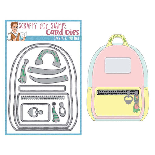 Scrappy Boy Stamps - Dies - Backpack Builder