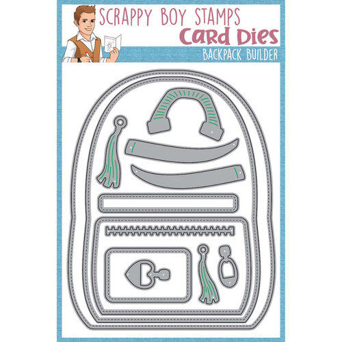 Scrappy Boy Stamps - Dies - Backpack Builder