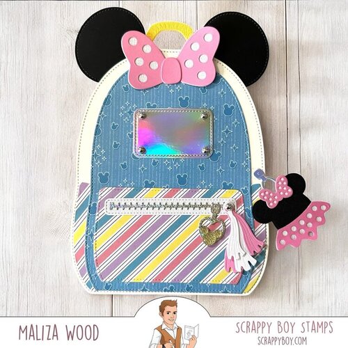 Scrappy Boy Stamps - Dies - Backpack Builder 4 Scrappy Boy Stamps - Dies - Backpack Builder