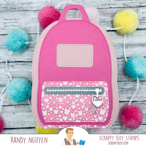 Scrappy Boy Stamps - Dies - Backpack Builder 7 Scrappy Boy Stamps - Dies - Backpack Builder